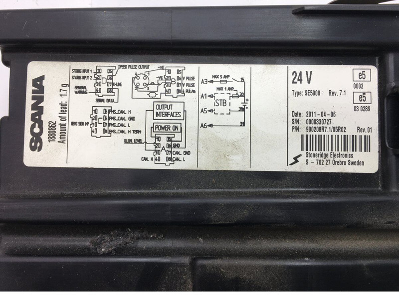 Cronotachigrafo STONERIDGE R-series (01.04-): foto 5