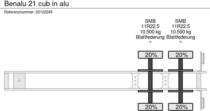 Leasing di Benalu 21 cub in alu Benalu 21 cub in alu: foto 13
