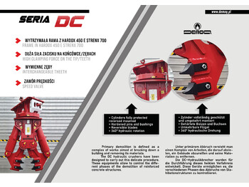 Cesoia per demolizione per Escavatore nuovo DEMOQ DC05  Hydraulic Demolition Crusher 520 kg: foto 3