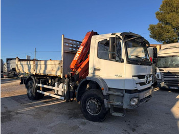 Autocarro ribaltabile, Camion con gru Mercedes Axor 1823: foto 4