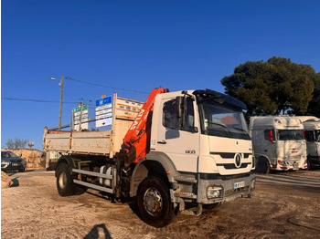 Autocarro ribaltabile, Camion con gru Mercedes Axor 1823: foto 3