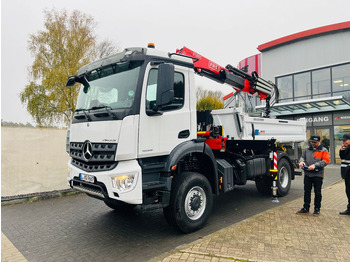 Leasing di Mercedes-Benz Arocs 1835  4x4 Meiller Fassi F135 Kran Kipper  Mercedes-Benz Arocs 1835  4x4 Meiller Fassi F135 Kran Kipper: foto 2