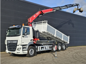 Leasing di DAF CF 530 8x4-4 / FASSI 27.5 t/m CRANE + TIPPER DAF CF 530 8x4-4 / FASSI 27.5 t/m CRANE + TIPPER: foto 1