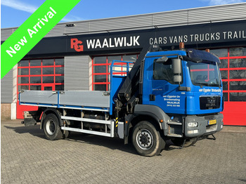 Leasing di MAN TGM 18-290 4x4 Open Kraan met Open laadbak HMF Kraan 13 T MAN TGM 18-290 4x4 Open Kraan met Open laadbak HMF Kraan 13 T: foto 1