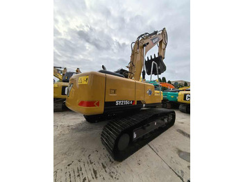 Escavatore cingolato Second hand used excavator extractor SANY 215C for sale in stock: foto 5