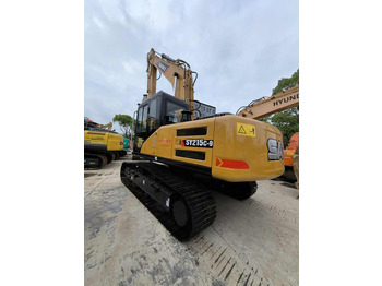 Escavatore cingolato Second hand used excavator extractor SANY 215C for sale in stock: foto 3