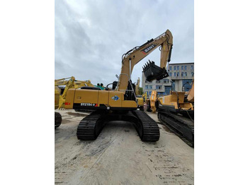 Escavatore cingolato Second hand used excavator extractor SANY 215C for sale in stock: foto 4