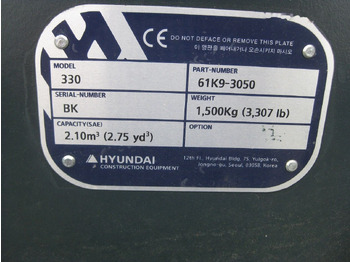 Escavatore cingolato Hyundai HX 330AL: foto 5