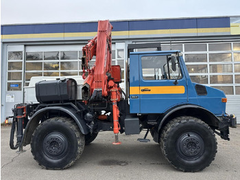 Camion con gru Unimog U 1500 (425) Ferrari Kran 147.2A*Jib* TÜV NEU!: foto 2