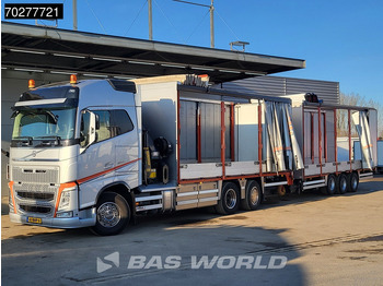 Camion centinato, Camion con gru Volvo FH 460 6X2 Top condition! Palfinger PK 34002 SH Kran Winch Sliding roof Euro 6: foto 3