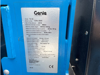 Piattaforma trainabile Genie TZ 34/20: foto 3