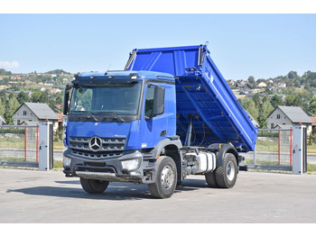 Autocarro ribaltabile, Camion con gru Mercedes-Benz AROCS 1835 * KIPPER 4,60 m * TOPZUSTAND: foto 2