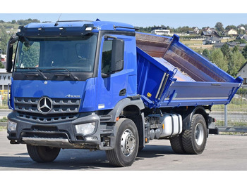 Autocarro ribaltabile, Camion con gru Mercedes-Benz AROCS 1835 * KIPPER 4,60 m * TOPZUSTAND: foto 3