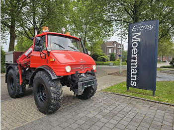 Camion con gru UNIMOG