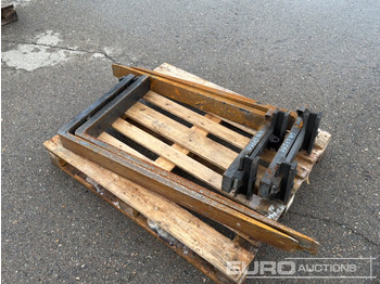 Attrezzatura da costruzione Pallet Forks 1200mm (4 of): foto 4