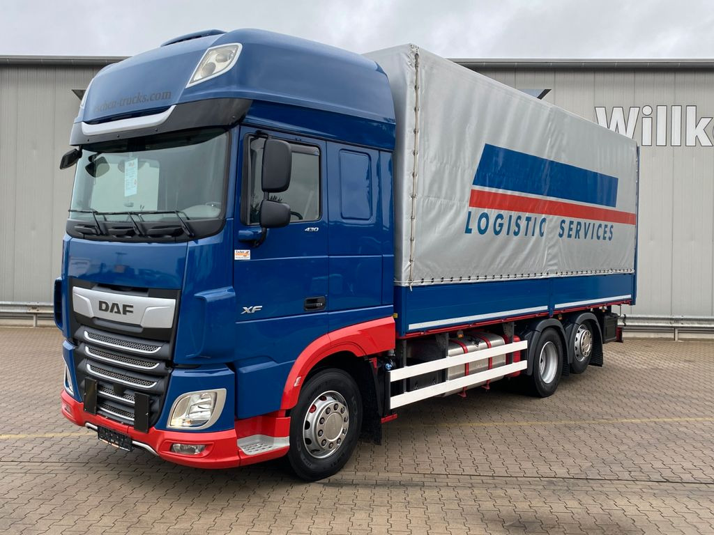 Camion centinato DAF XF 430 SSC | Skylights*Navi*Standklima*AHK*Lift: foto 1