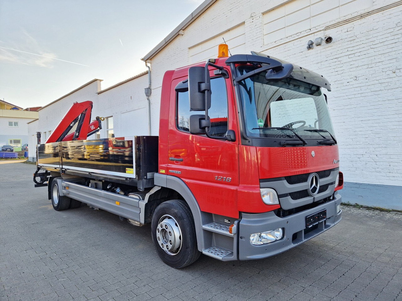 Camion con gru, Autocarro con pianale/ Cassone fisso Mercedes-Benz Atego 1218 L 4x2 1218 L 4x2, Fassi Kran F 95A21 5.9m-1.545 kg,: foto 11