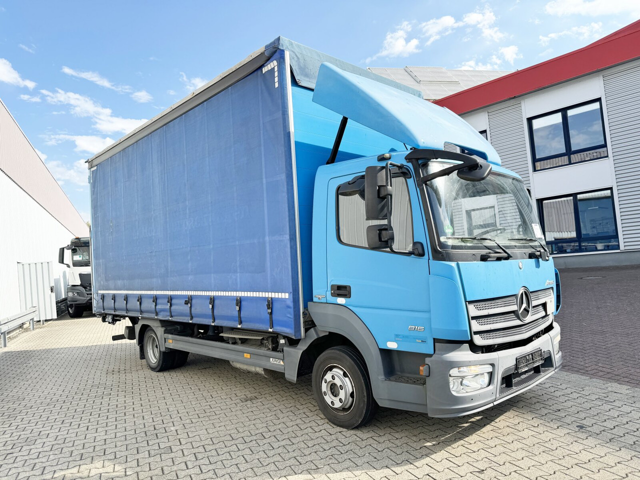 Camion centinato Mercedes-Benz Atego 816 L 4x2 Atego 816 L 4x2, Dautel LBW: foto 9