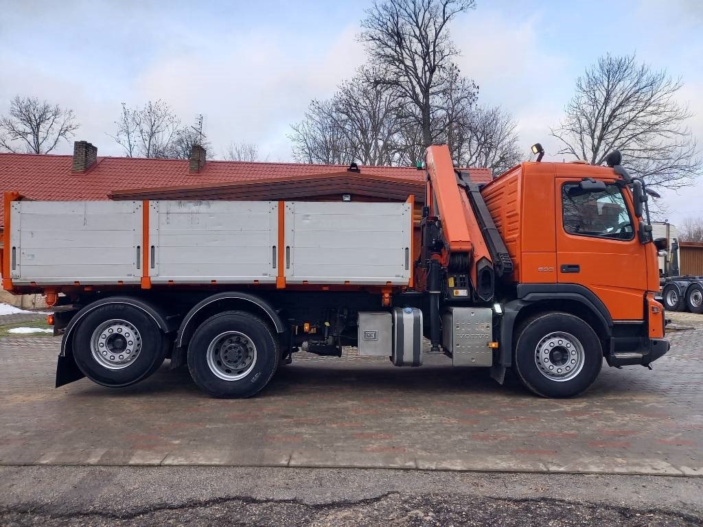 Autocarro ribaltabile Volvo FMX 500, 6X2, TIPPER CRANE: foto 25