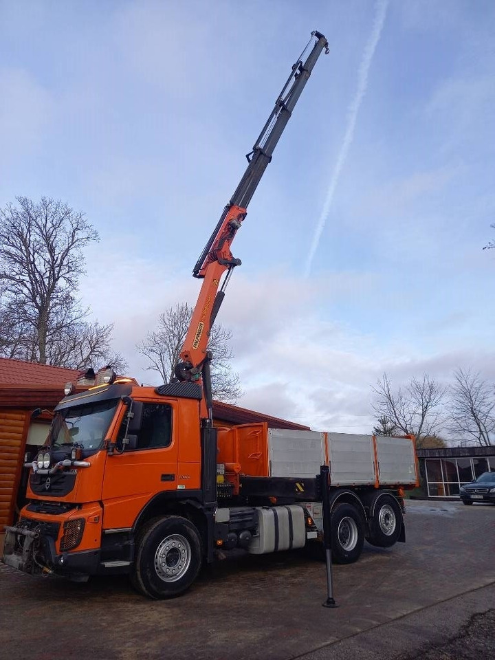 Autocarro ribaltabile Volvo FMX 500, 6X2, TIPPER CRANE: foto 22