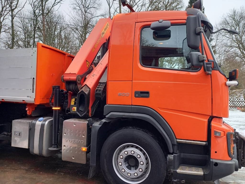 Autocarro ribaltabile Volvo FMX 500, 6X2, TIPPER CRANE: foto 8