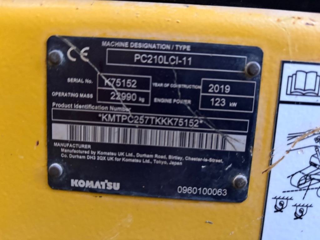 Escavatore cingolato Komatsu PC 210 LC-11 - PC210 - Including GPS - Intelligent: foto 30