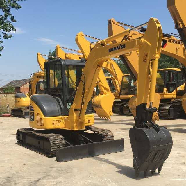 Miniescavatore KOMATSU landcaping excavator Komatsu PC55MR, PC50MR small digger: foto 6