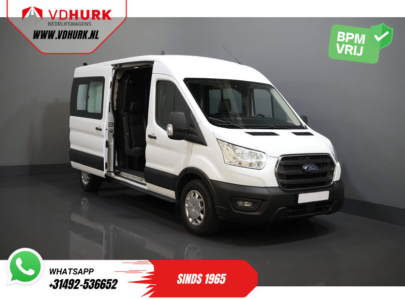 Furgone chiuso, Furgone doppia cabina Ford Transit 2.0 TDCI 130 pk L3H2 DC Dubbel Cabine 7 Pers. / Adapt. Cruise/ Riem V.V./ CarPlay/ PDC/ Navi/ Camera/ Airco/ Trekhaak: foto 8