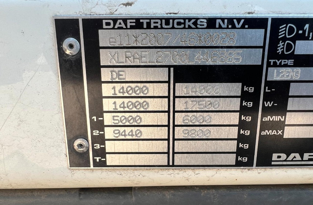 Leasing di  Daf lf 250 fa furgone 8 mt euro 6 Daf lf 250 fa furgone 8 mt euro 6: foto 11