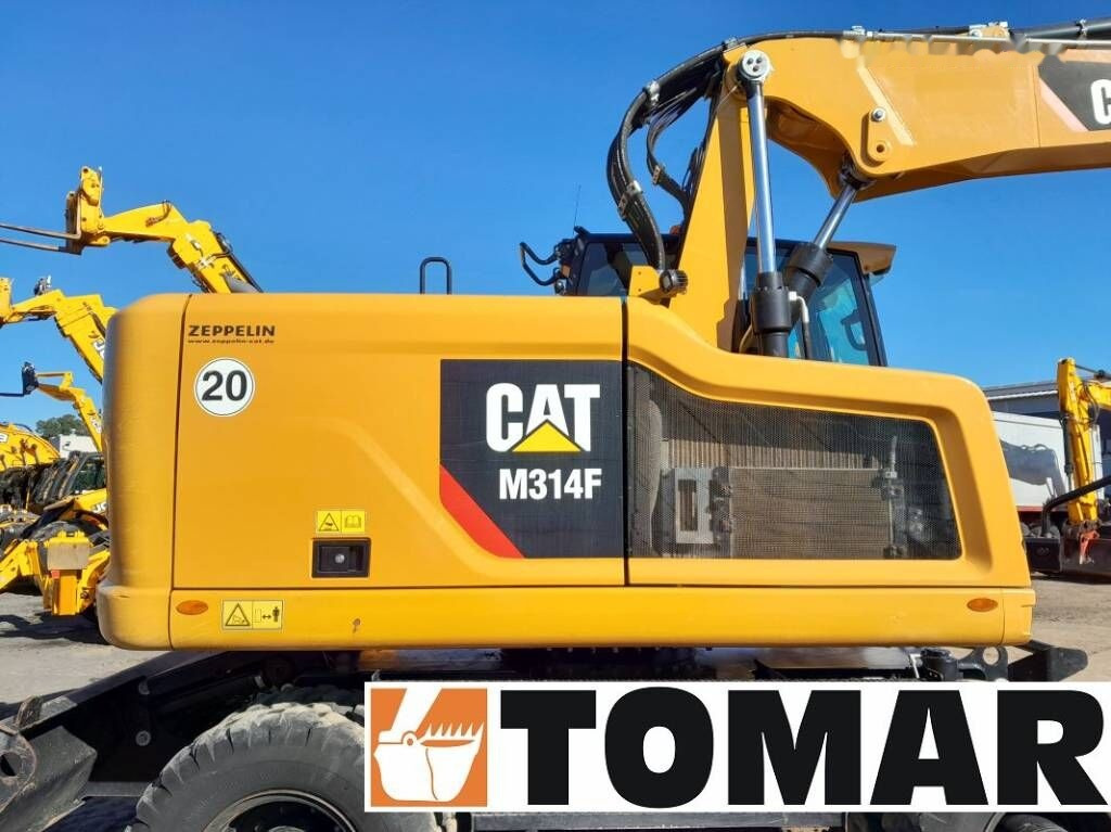 Escavatore gommato Caterpillar M 314 F: foto 17