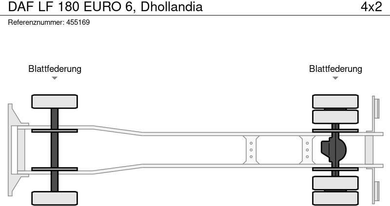 Leasing di DAF LF 180 EURO 6, Dhollandia DAF LF 180 EURO 6, Dhollandia: foto 14