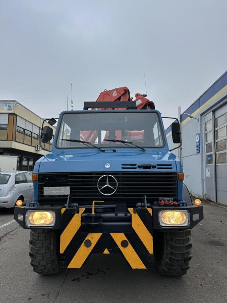 Camion con gru Unimog U 1500 (425) Ferrari Kran 147.2A*Jib* TÜV NEU!: foto 10