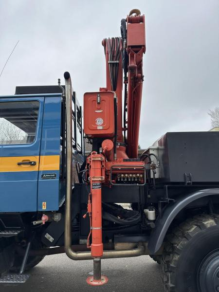 Camion con gru Unimog U 1500 (425) Ferrari Kran 147.2A*Jib* TÜV NEU!: foto 8