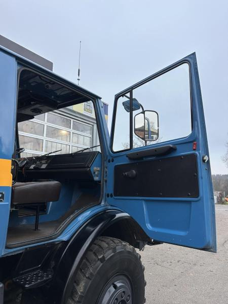 Camion con gru Unimog U 1500 (425) Ferrari Kran 147.2A*Jib* TÜV NEU!: foto 38