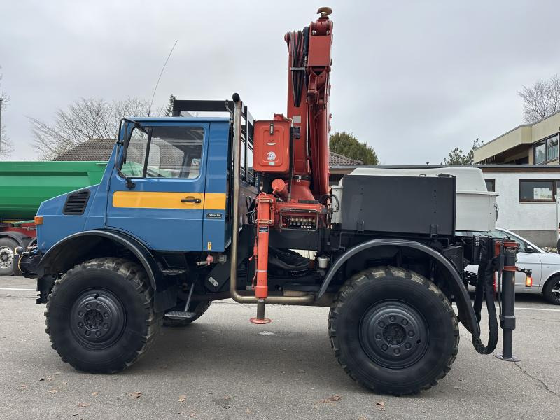 Camion con gru Unimog U 1500 (425) Ferrari Kran 147.2A*Jib* TÜV NEU!: foto 9