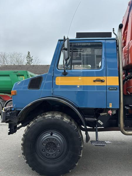 Camion con gru Unimog U 1500 (425) Ferrari Kran 147.2A*Jib* TÜV NEU!: foto 6