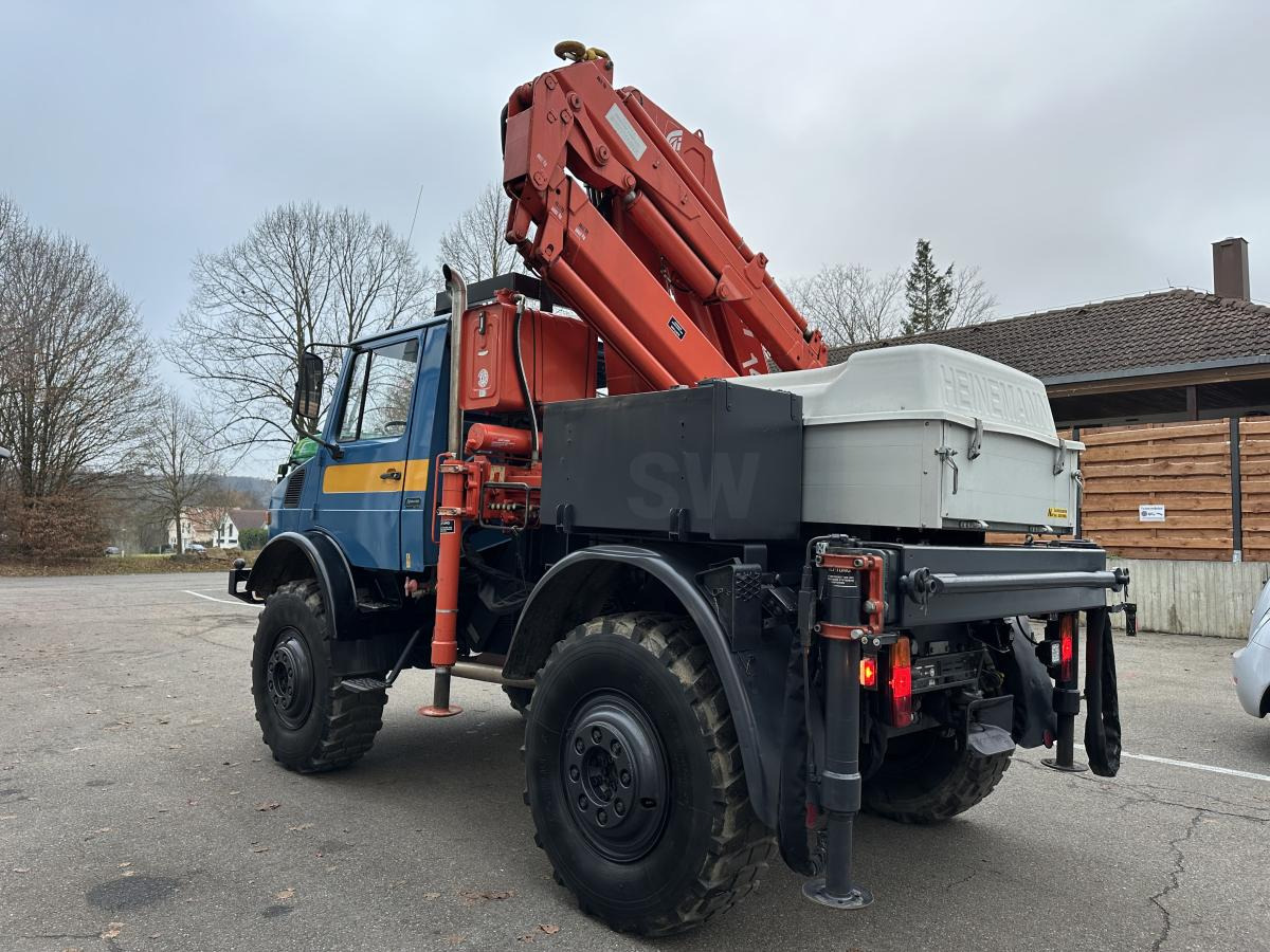 Camion con gru Unimog U 1500 (425) Ferrari Kran 147.2A*Jib* TÜV NEU!: foto 7