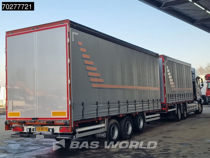 Camion centinato, Camion con gru Volvo FH 460 6X2 Top condition! Palfinger PK 34002 SH Kran Winch Sliding roof Euro 6: foto 18