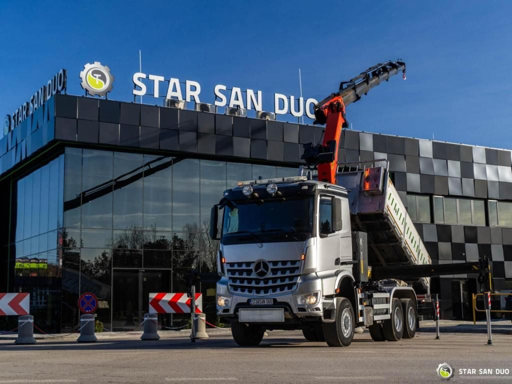 Leasing di Mercedes-Benz  AROCS 2651 6x6 PALFINGER PK 34002 CRANE KIPPER  Mercedes-Benz  AROCS 2651 6x6 PALFINGER PK 34002 CRANE KIPPER: foto 9