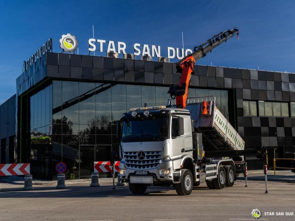 Leasing di Mercedes-Benz  AROCS 2651 6x6 PALFINGER PK 34002 CRANE KIPPER  Mercedes-Benz  AROCS 2651 6x6 PALFINGER PK 34002 CRANE KIPPER: foto 12