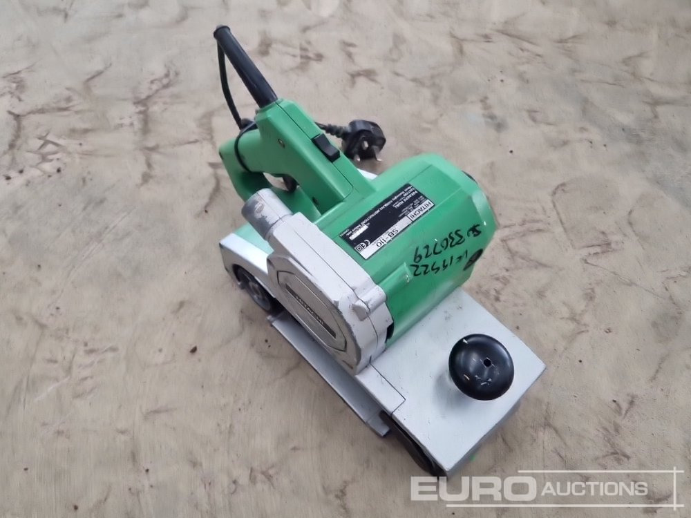 Attrezzatura da costruzione Hitachi SB-10 240 Volt Belt Sander: foto 7